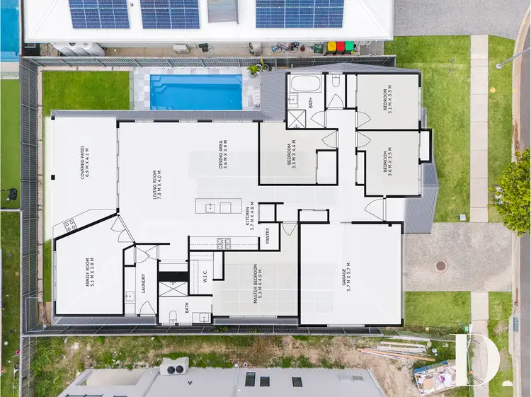 Floorplan of Homely house listing, 5 Iris Close, Sapphire Beach NSW 2450