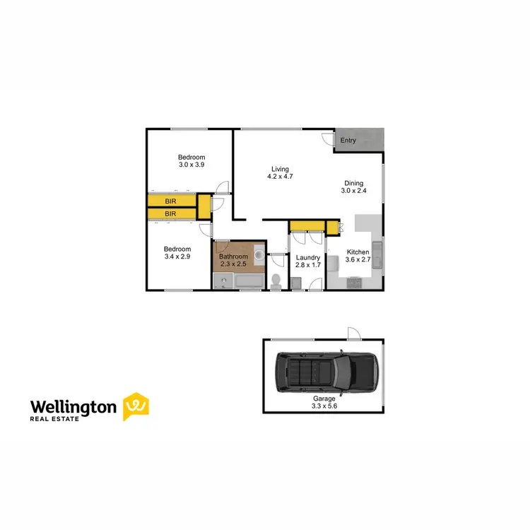 Floorplan of Homely unit listing, 6 Princess Street, Maffra VIC 3860