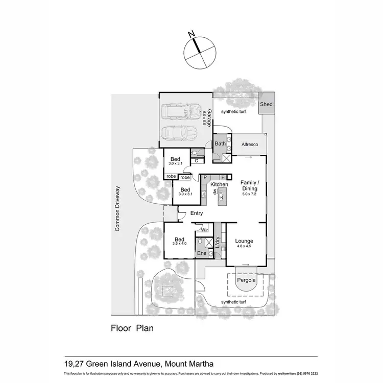 Floorplan of Homely house listing, 19/27 Green Island Avenue, Mount Martha VIC 3934