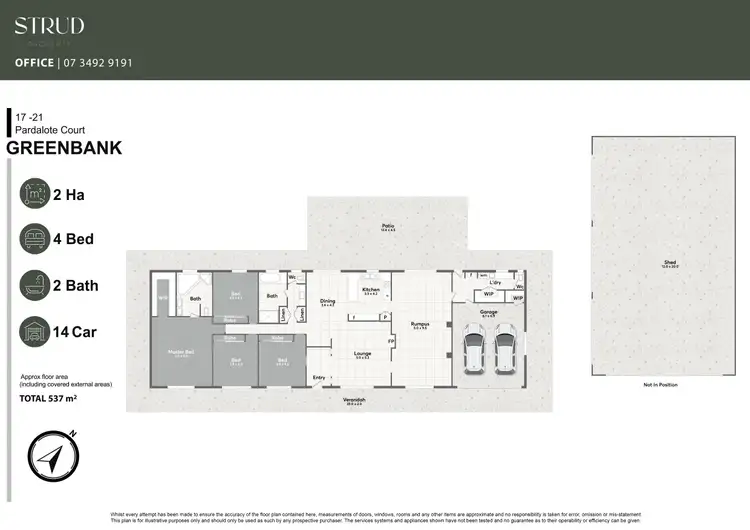 Floorplan of Homely house listing, 17-21 Pardalote Court, Greenbank QLD 4124