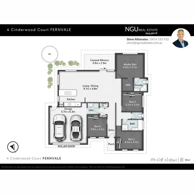 Floorplan of Homely house listing, 4 Cinderwood Court, Fernvale QLD 4306