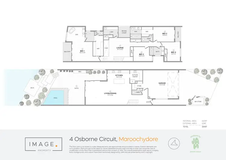 Floorplan of Homely house listing, 4 Osborne Circuit, Maroochydore QLD 4558