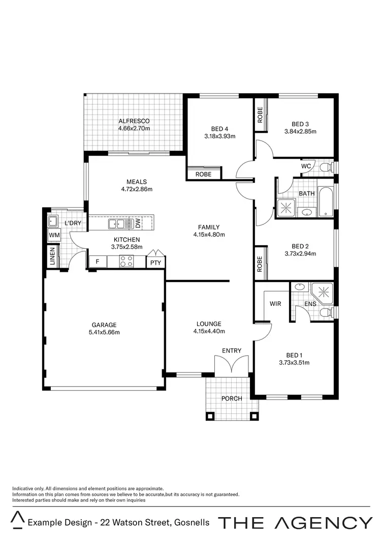 Floorplan of Homely land listing, 22 Watson Street, Gosnells WA 6110