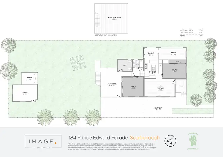 Floorplan of Homely house listing, 184 Prince Edward Parade, Scarborough QLD 4020