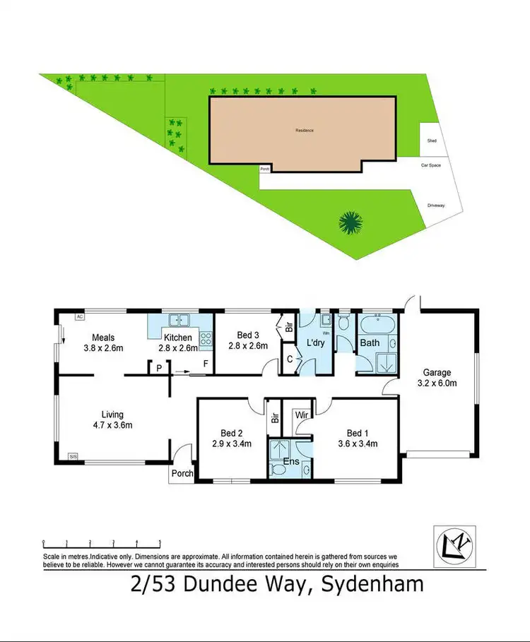 Floorplan of Homely house listing, 2/53 Dundee Way, Sydenham VIC 3037