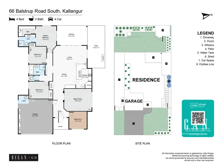 Floorplan of Homely house listing, 66 Balstrup Road South, Kallangur QLD 4503