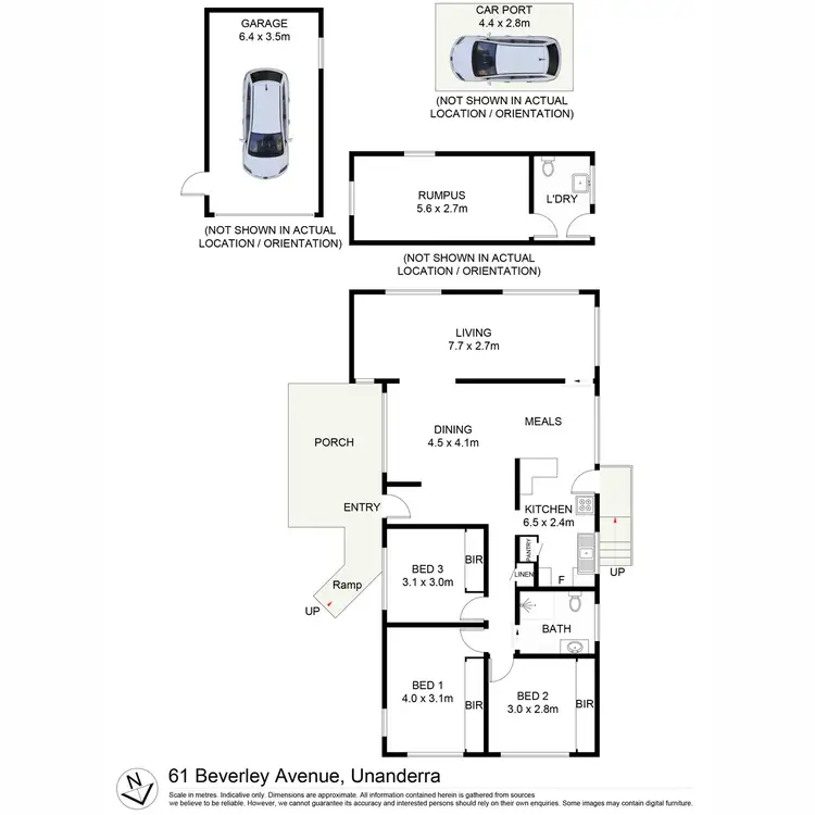 Floorplan of Homely house listing, 61 Beverley Avenue, Unanderra NSW 2526