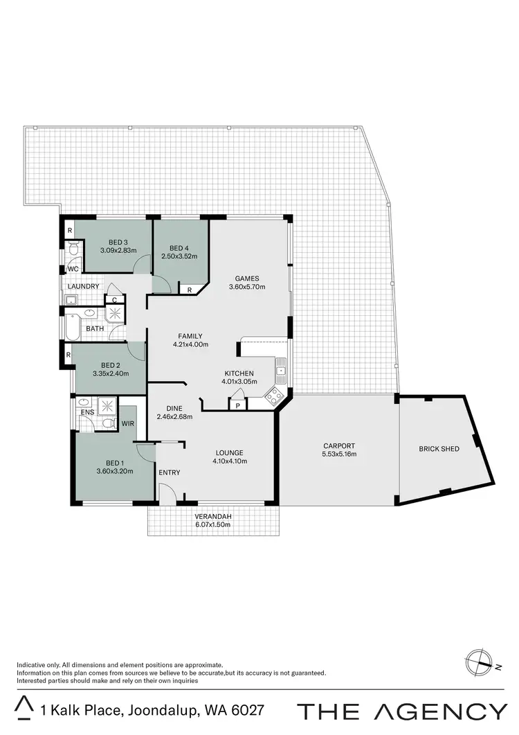 Floorplan of Homely house listing, 1 Kalk Place, Joondalup WA 6027