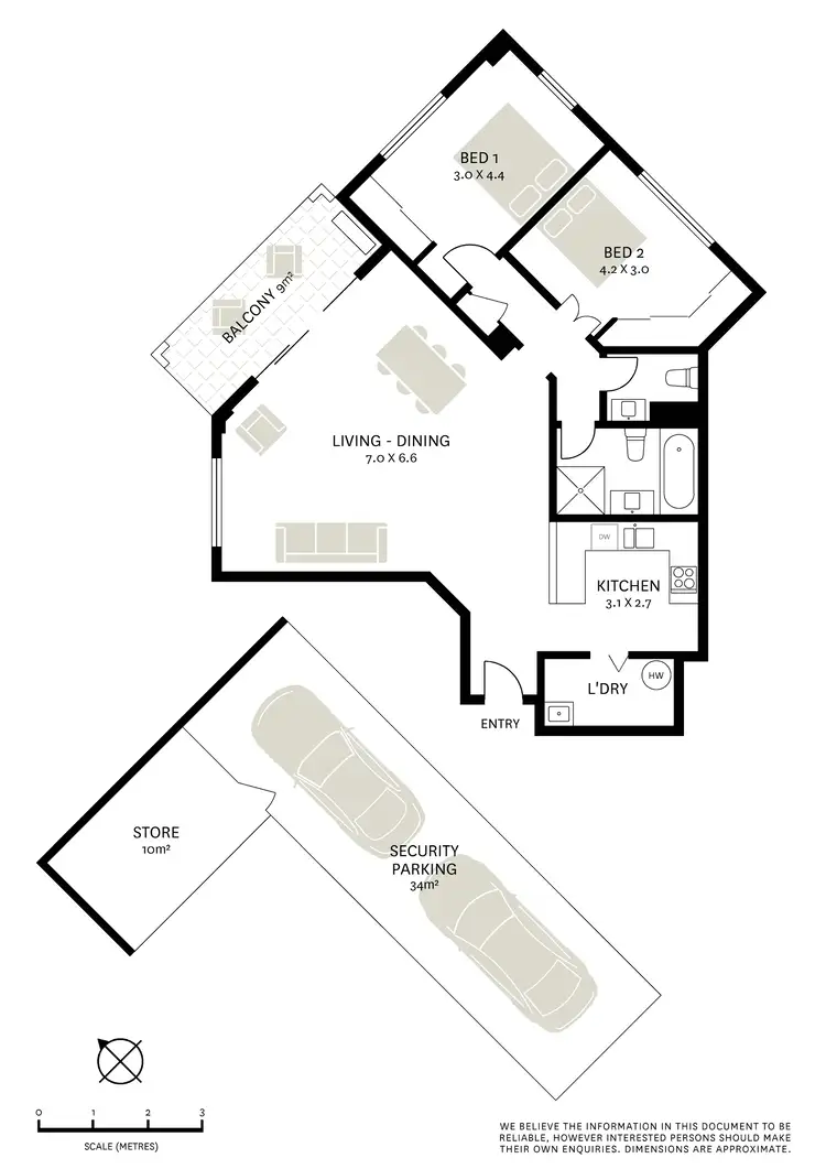 Floorplan of Homely apartment listing, 102/156-164 Chalmers Street, Surry Hills NSW 2010