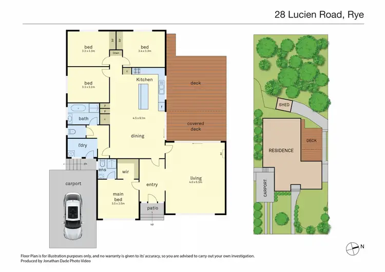 Floorplan of Homely house listing, 28 Lucien Road, Rye VIC 3941