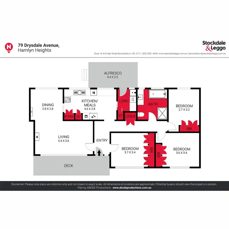 Floorplan of Homely house listing, 79 Drysdale Avenue, Hamlyn Heights VIC 3215