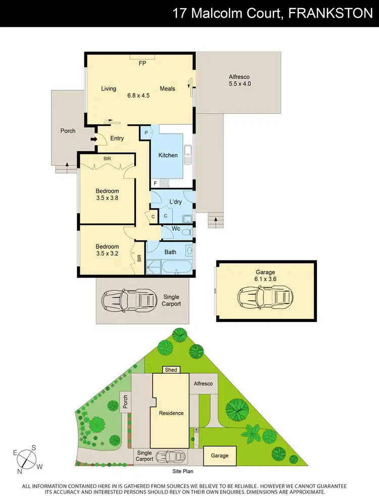 Floorplan of Homely house listing, 17 Malcolm Court, Frankston VIC 3199