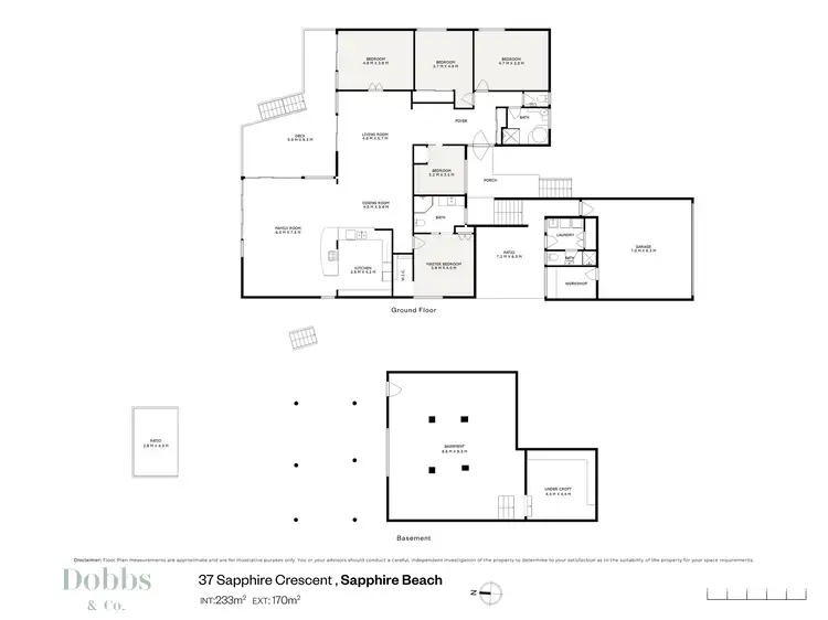 Floorplan of Homely house listing, 37 Sapphire Crescent, Sapphire Beach NSW 2450