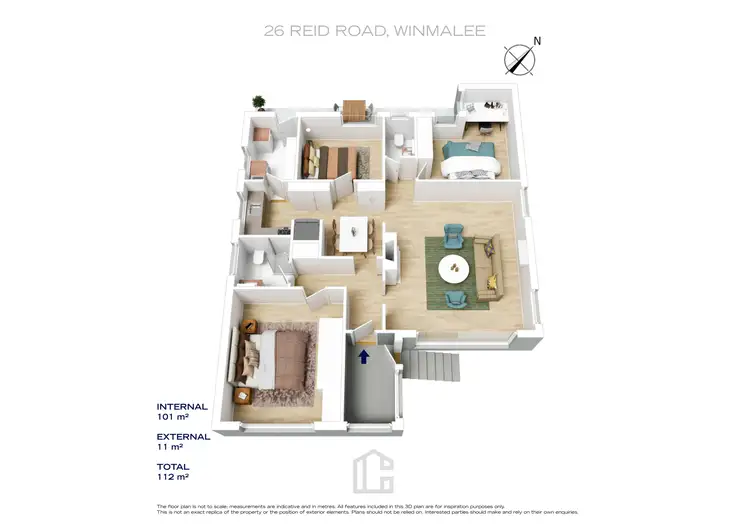 Floorplan of Homely house listing, 26 Reid Road, Winmalee NSW 2777