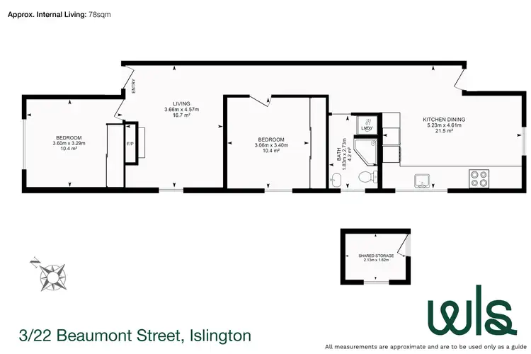 Floorplan of Homely house listing, 3/22 Beaumont Street, Islington NSW 2296