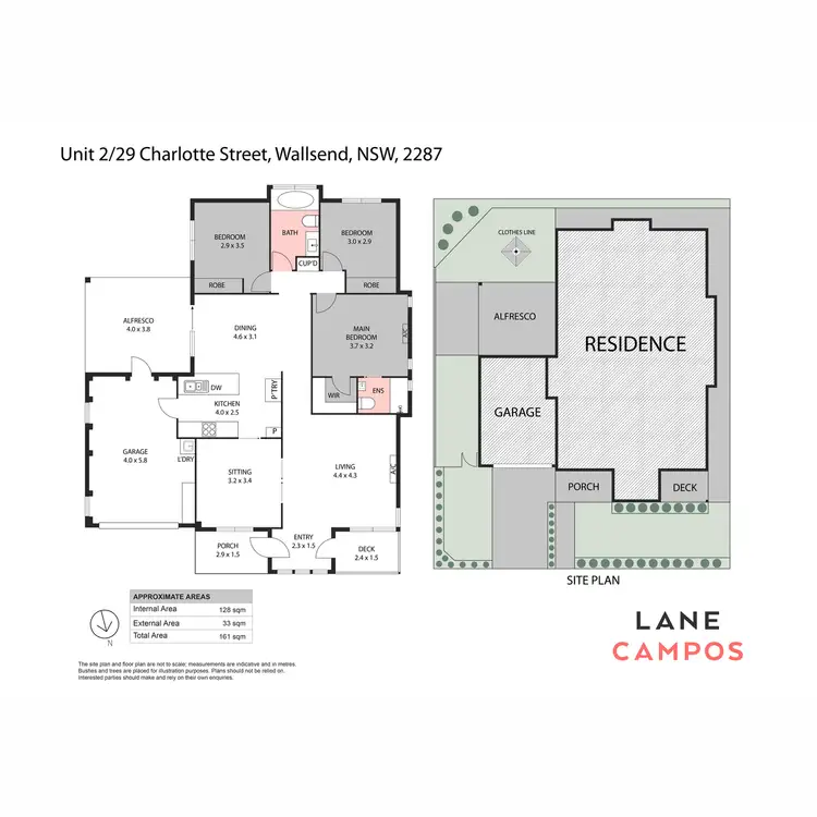 Floorplan of Homely house listing, 2/29 Charlotte Street, Wallsend NSW 2287