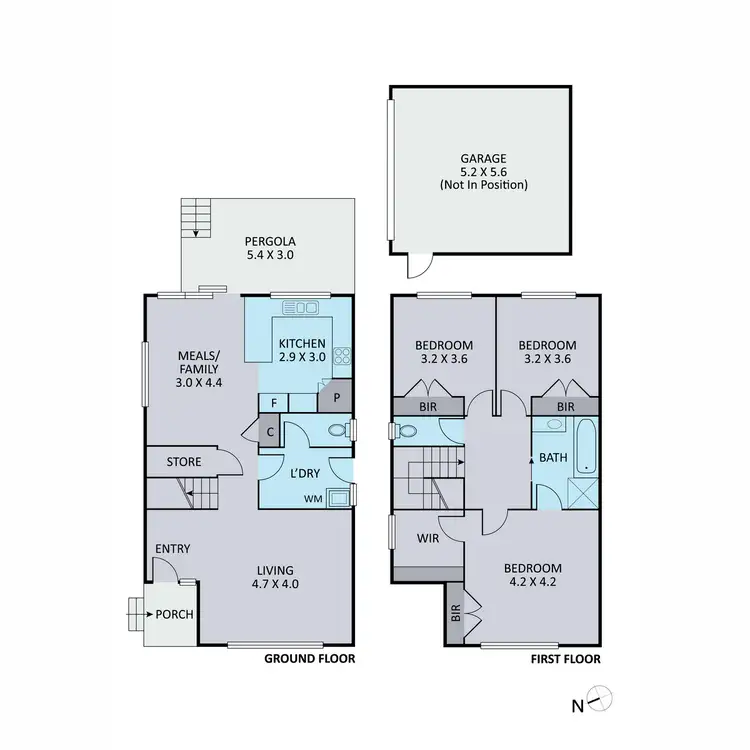 Floorplan of Homely townhouse listing, 7/1 Bertram Road, Bayswater VIC 3153
