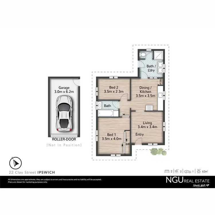 Floorplan of Homely house listing, 22 Clay Street, Ipswich QLD 4305