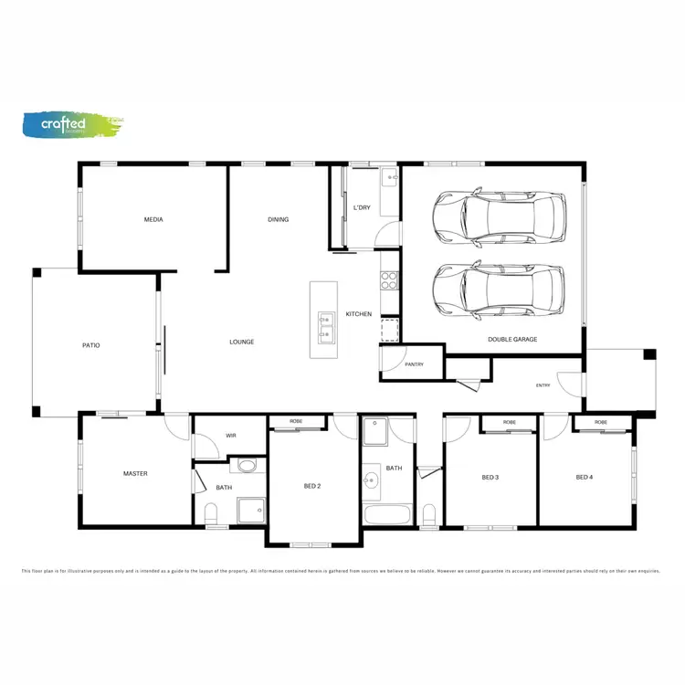 Floorplan of Homely house listing, 6 Hedge Lane, Greenbank QLD 4124