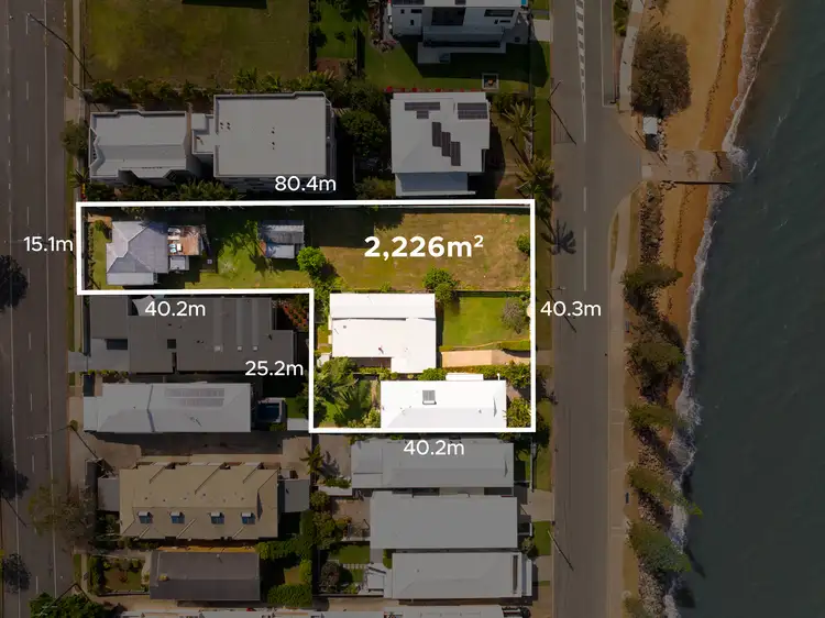 Floorplan of Homely other listing, 57, 59, 61 Flinders Parade & 184 Prince Edward Parade, Scarborough QLD 4020