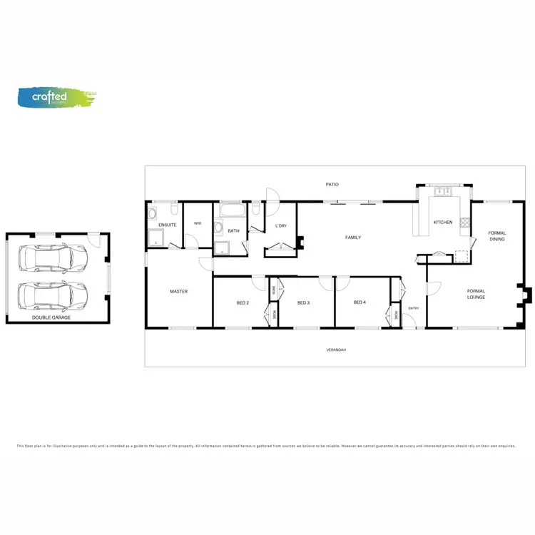 Floorplan of Homely rural property listing, 203 Mountain Ridge Road, South Maclean QLD 4280