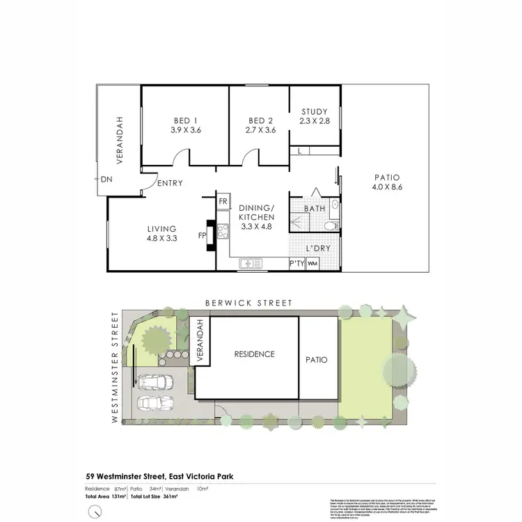 Floorplan of Homely house listing, 59 Westminster Street, East Victoria Park WA 6101
