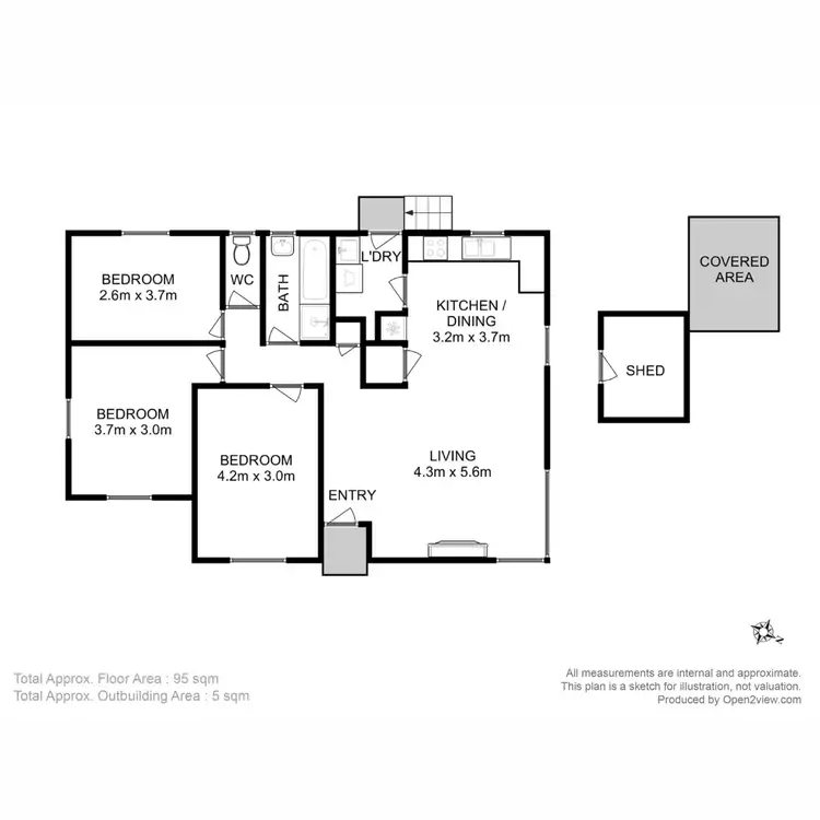Floorplan of Homely house listing, 262 Cambridge Road, Warrane TAS 7018