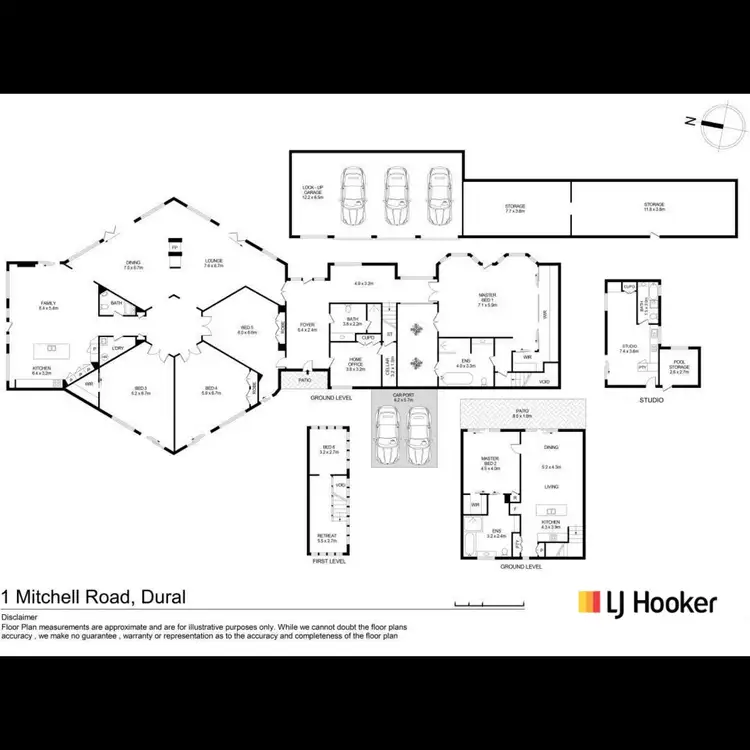 Floorplan of Homely rural property listing, 1 Mitchell Road, Dural NSW 2158