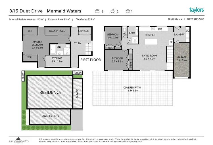 Floorplan of Homely house listing, 3/15 Duet Drive, Mermaid Waters QLD 4218