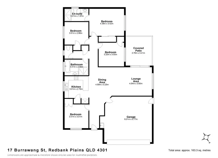 Floorplan of Homely house listing, 17 Burrawang Street, Redbank Plains QLD 4301