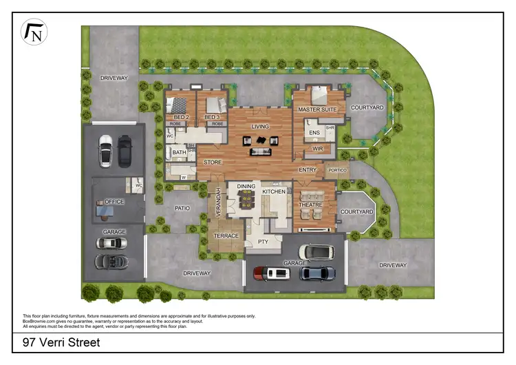 Floorplan of Homely house listing, 97 Verri Street, Griffith NSW 2680