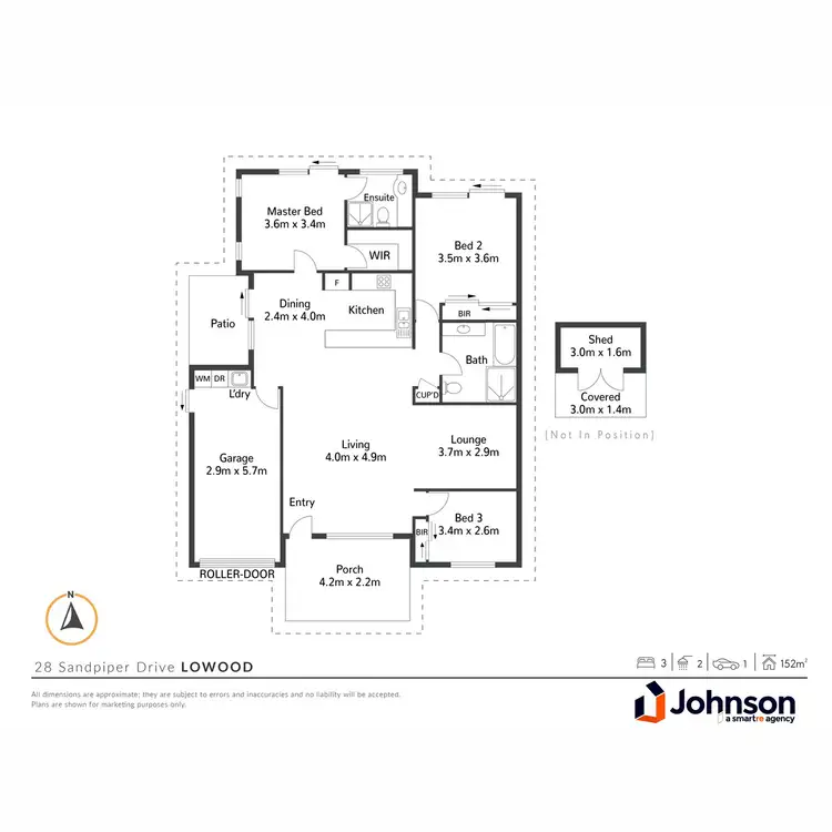 Floorplan of Homely house listing, 28 Sandpiper Drive, Lowood QLD 4311
