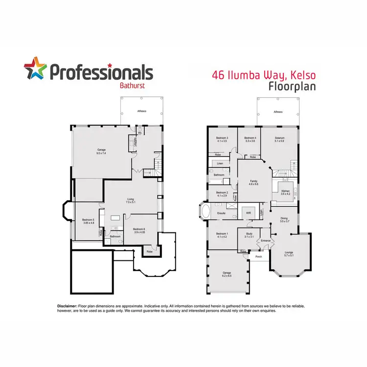 Floorplan of Homely house listing, 46 Ilumba Way, Kelso NSW 2795
