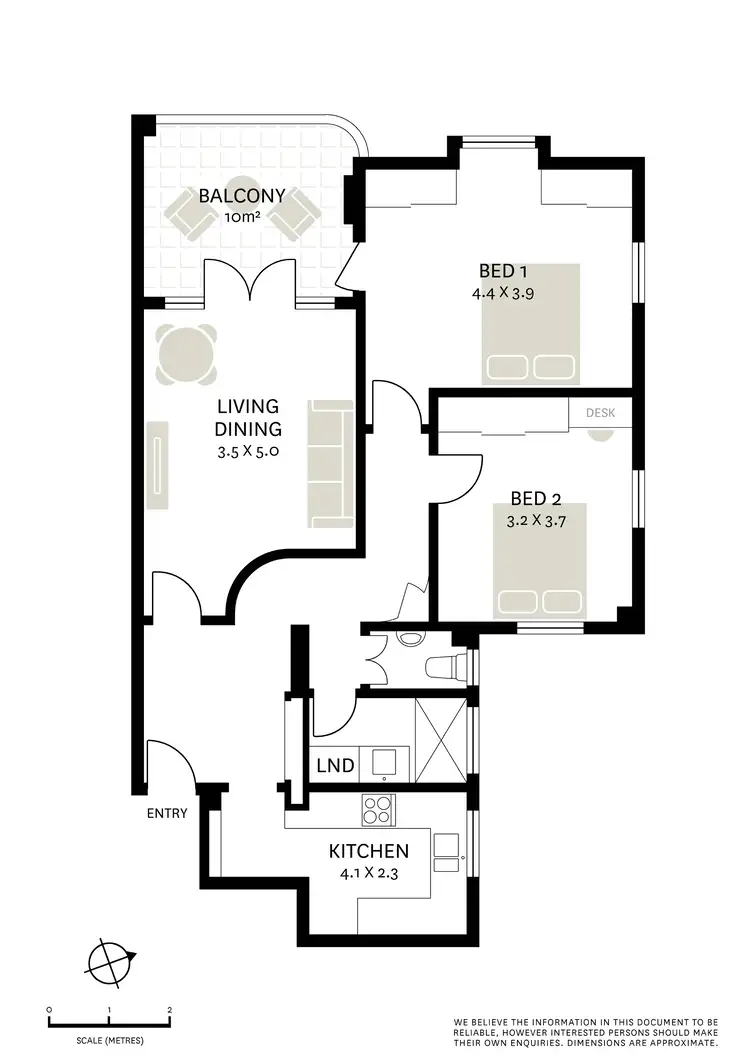 Floorplan of Homely apartment listing, 9/20-22 Roslyn Gardens, Rushcutters Bay NSW 2011