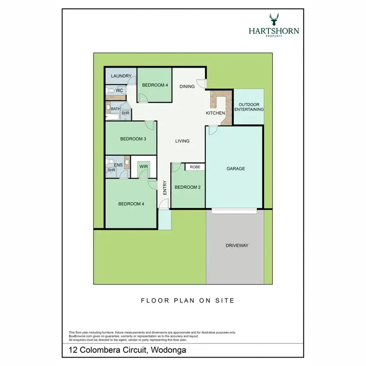 Floorplan of Homely house listing, 12 Colombera Circuit, Wodonga VIC 3690