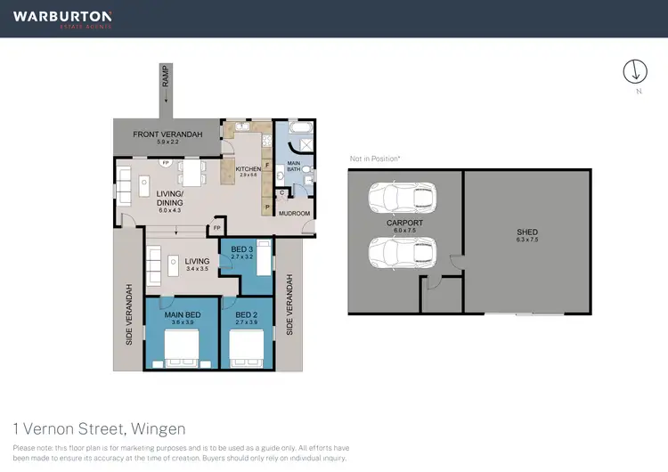 Floorplan of Homely house listing, 1 Vernon Street, Wingen NSW 2337