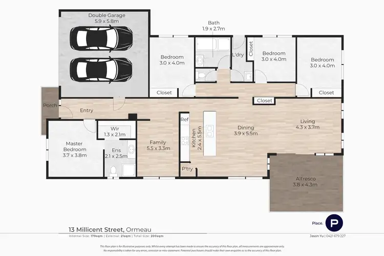 Floorplan of Homely house listing, 13 Millicent Street, Ormeau QLD 4208