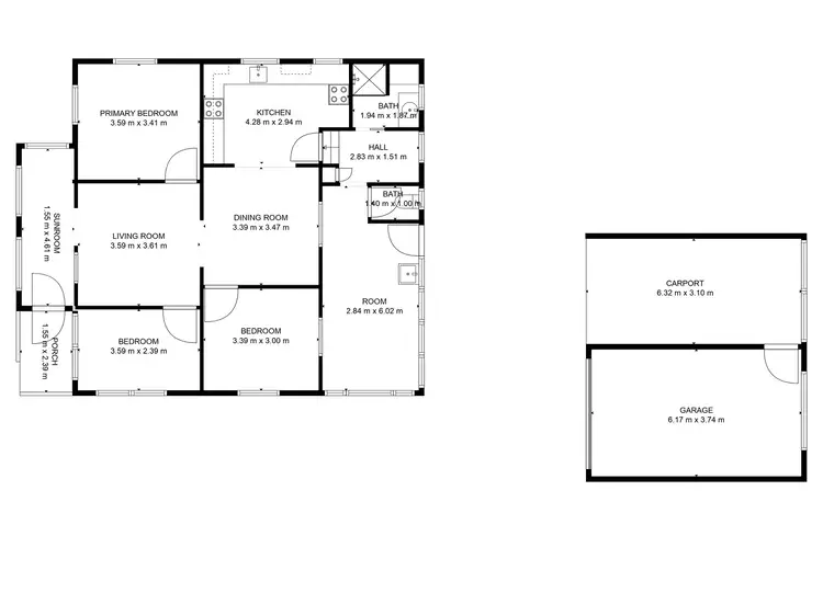 Floorplan of Homely house listing, 36 Wynter Street, Norville QLD 4670