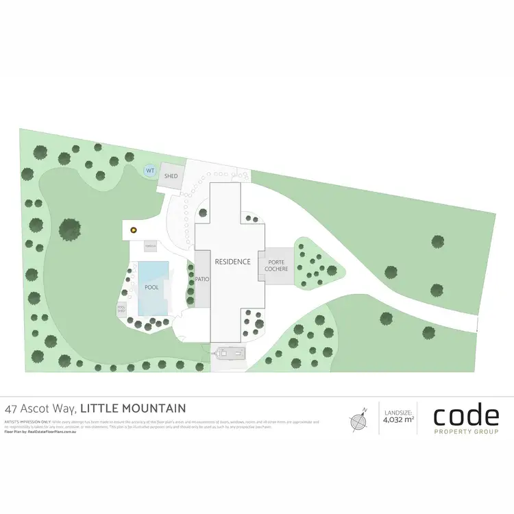 Floorplan of Homely house listing, 47 Ascot Way, Little Mountain QLD 4551