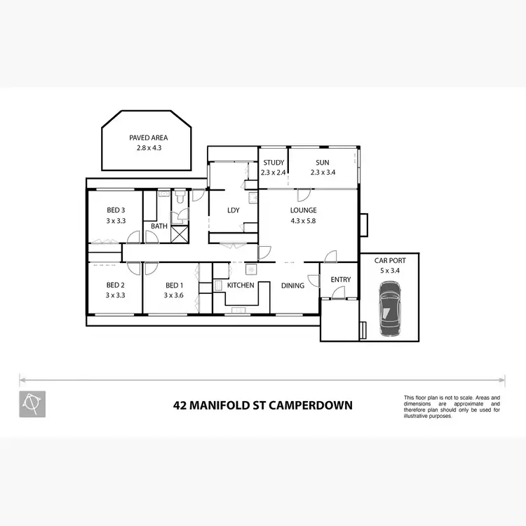 Floorplan of Homely house listing, 42 Manifold Street, Camperdown VIC 3260