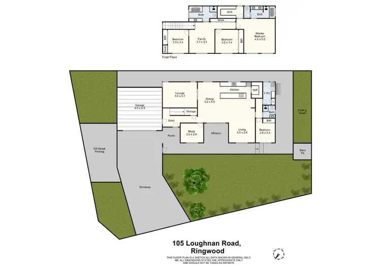 Floorplan of Homely house listing, 105 Loughnan Road, Ringwood VIC 3134