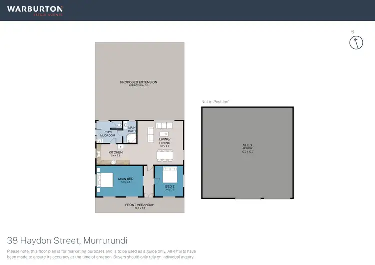 Floorplan of Homely house listing, 38 Haydon Street, Murrurundi NSW 2338