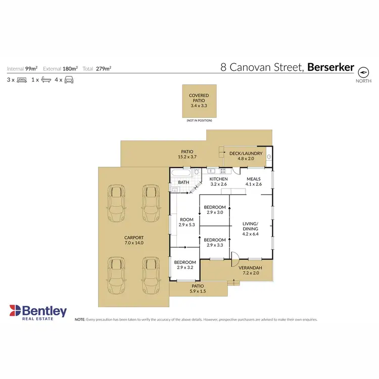 Floorplan of Homely house listing, 8 Canovan Street, Berserker QLD 4701