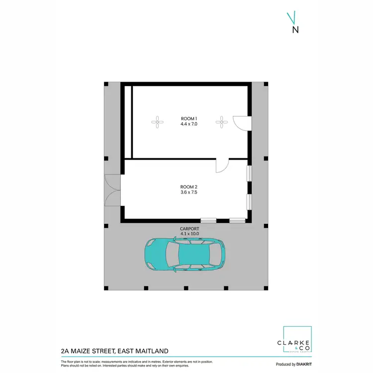 Floorplan of Homely land listing, 2A Maize Street, East Maitland NSW 2323
