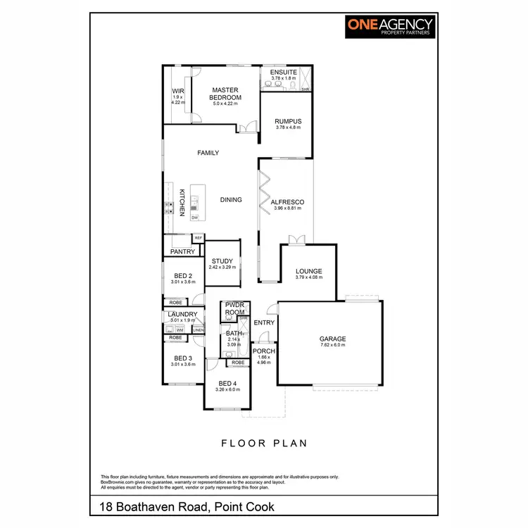 Floorplan of Homely house listing, 18 Boathaven Road, Point Cook VIC 3030