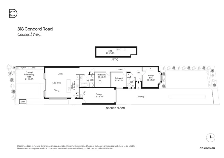 Floorplan of Homely semi-detached listing, 318 Concord Road, Concord West NSW 2138
