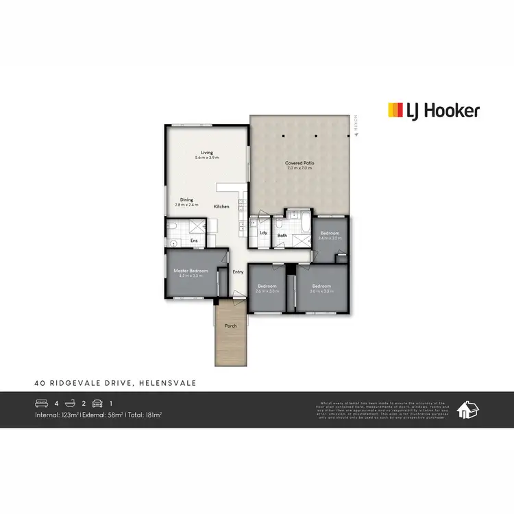 Floorplan of Homely house listing, 40 Ridgevale Drive, Helensvale QLD 4212