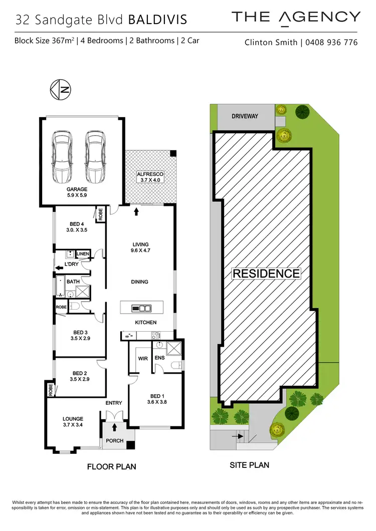 Floorplan of Homely house listing, 32 Sandgate Boulevard, Baldivis WA 6171