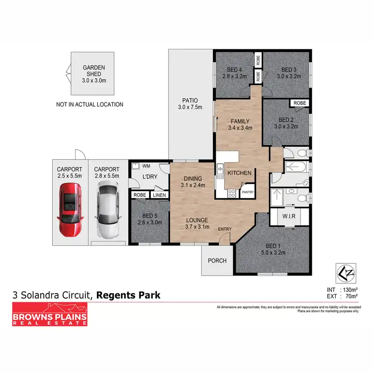 Floorplan of Homely house listing, 3 Solandra Circuit, Regents Park QLD 4118
