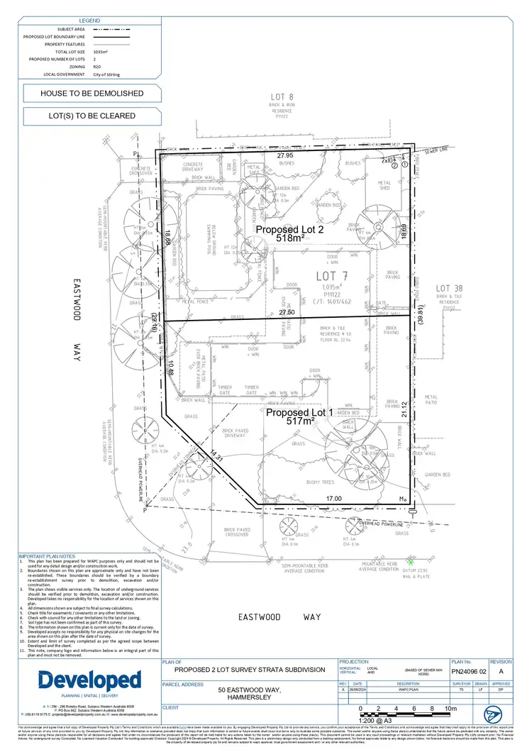Floorplan of Homely land listing, LOT 1, 50 Eastwood Way, Hamersley WA 6022